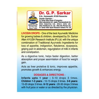 Allen Livosin Drops 30 ml (Pack Of 2) 1's - Personal Care (Ayush)