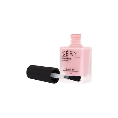 Sery Color Flirt Nail Paint Matte, Rose Pink 10 ml - Nail Polish