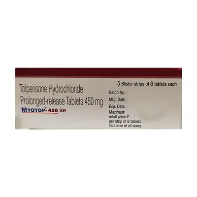 Myotop SR 450mg Tablet 6'S - Muscle Cramps/Spasticity-Mus