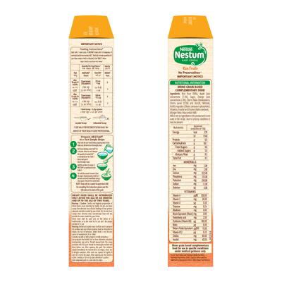 Nestle Nestum Stage 3 (10-24 Months) Powder 300 gm - Rice Fruits (Refill Pack) - Baby And Infant Supplements