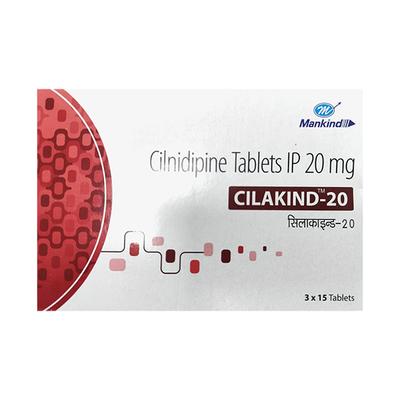 CILAKIND 20 Tablet 15's - Hypertension-Cal
