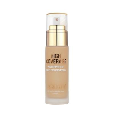 Swiss Beauty High Coverage Waterproof Base Foundation - (Natural Nude) 55 gm - Foundation
