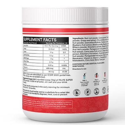 Inlife Super Reds Powder 200 g - Multi-Vitamins