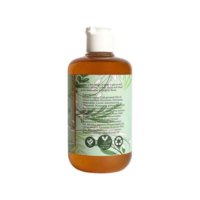 Rustic Art Organic Rosemary Peppermint Organic Body Wash Liquid 300 ml - Shower Gels & Body Wash
