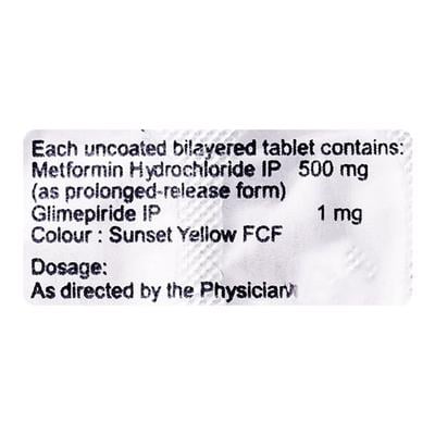 Geminor M1 Tablet 15'S - Diabetes-Ant