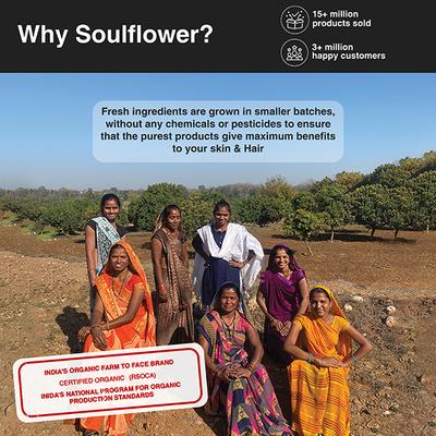 Soulflower Vitamin C 20% Brightening Face Serum with Kakadu Plum, Lemon, Vitamin E 20 ml - Face Serum