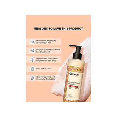 Quench Damage Repair Shampoo with Quinoa Protein 250 ml - Shampoos