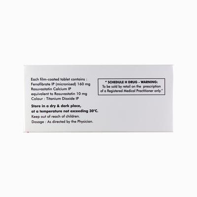Turbovas F Tablet 10'S - High Cholesterol-Dys