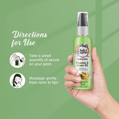 Buds & Berries Pistachio and Argan Oil Hair Serums Bottle 100 ml - Hair Serums