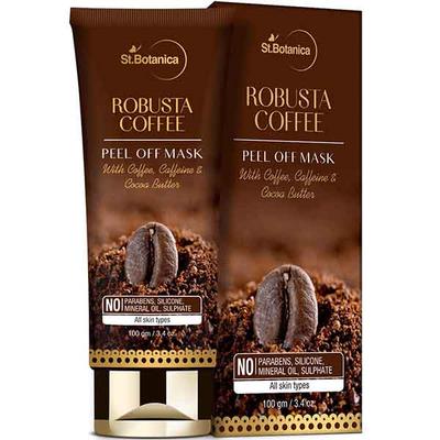 St.Botanica Robusta Coffee Peel Off Mask 100 gm - Masks & Peels