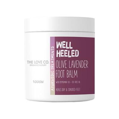 The Love Co. Well Heeled Olive Lavender Foot Balm 100 gm - Foot Care