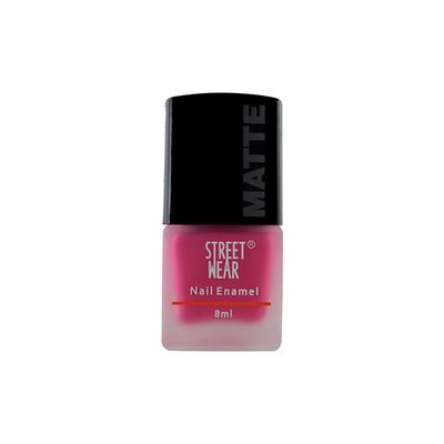 Streetwear Nail Enamel (Matte) - Pink Petal 8 Ml - Nail Polish
