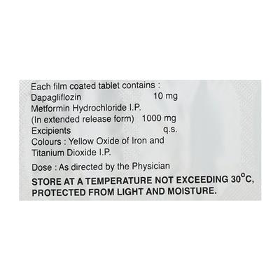 GLUCRETA M 10+1000 Tablet 10's - Diabetes-Ant