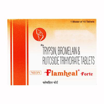 Flamheal Forte Tablet 10'S - Pain relief-Ant