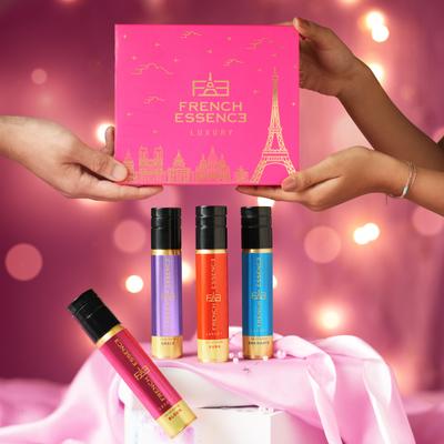 French Essence Gift Set - Eua De Parfume (Grace + Enchante + Bloom + Aura) ( Pack Of 4 x 15 ml) 1's - Perfumes (Edt/Edp)