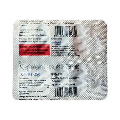 CEPHY 250 Tablet 10's - Bacterial Infections-Cep