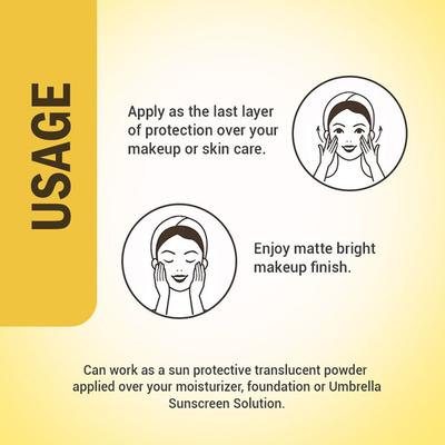 Keya Seth Aromatherapy Umbrella Sunscreen Powder SPF 50 PA+++ 50 gm - Face Sunscreen