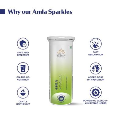 Kerala Ayurveda Amla Sparkles Tablet 10's - Speciality Medicines
