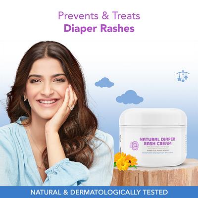 The Moms Co. Natural Diaper Rash Cream 50 gm - Rash Creams