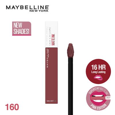 Maybelline New York Super Stay Matte Ink Liquid Lipstick x Pinks Edition, 160 Mover 5 ml - Lipsticks