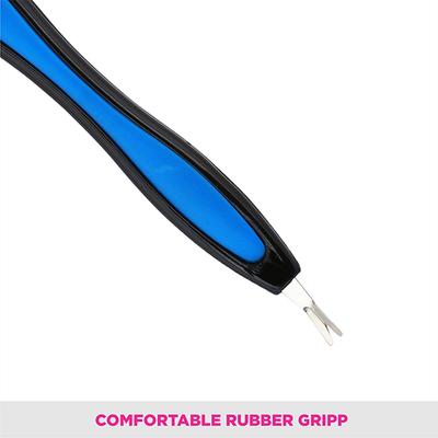 Vega Soft Touch Cutical Trimmer and Pusher, Black, Blue 2's - Tweezers