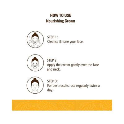 SoulTree Nourishing Cream - Saffron & Almond Oil with Natural Tocopherol Vitamin E 50gm - Day Cream