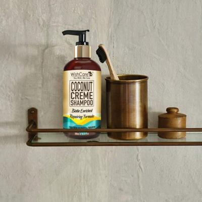 WishCare Coconut Shampoo For Dry & Frizzy Hair With Coconut Milk - Paraben And Sulphate Free Shampoo 300 ml - Shampoos