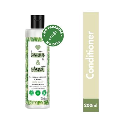 Love Beauty And Planet Tea Tree, Peppermint & Vetiver Paraben Free Purifying Conditioner 200 ml - Conditioners