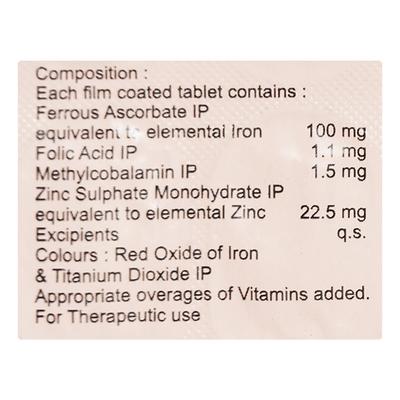 Orofer XT Total Tablet 10'S - Iron Supplement/Anaemia-Vma
