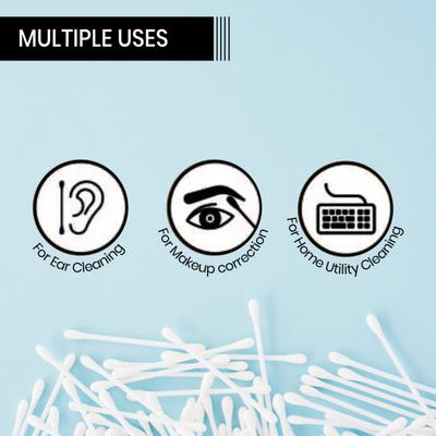 Moraze Dual Cotton Swab - 100 Stem / 200 Swabs 1's - Cotton Buds & Balls