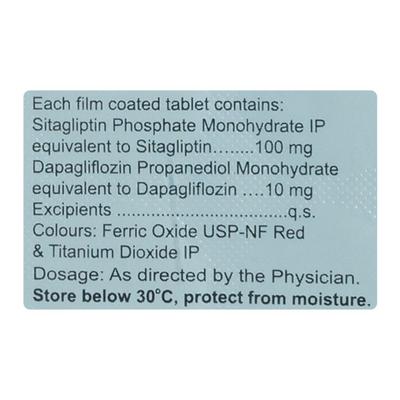 SITAPRIDE D 100/10 Tablet 15's - Diabetes-Ant