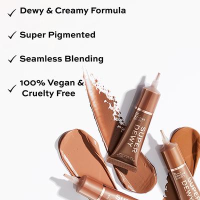 Makeup Revolution Superdewy Liquid Bronzer Dark to Deep 15 ml - Bronzers