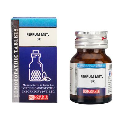 Lord's Trituration Ferrum Met 3X Tablet 25 gm - Bio-Chemic