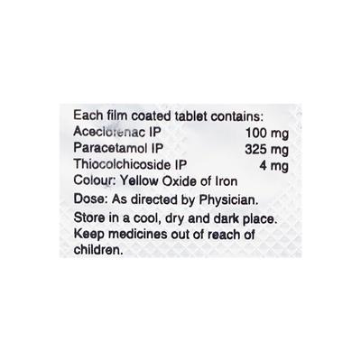 Hifenac Max Tablet 10'S - Muscle Spasm-Mus