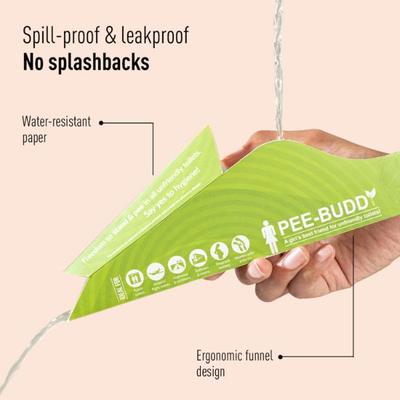 Peebuddy Ladies Stand and Pee Disposable Urination Funnel 10's - Intimate Care