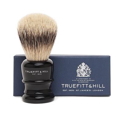 Truefitt and Hill Faux Ebony Super Handmade Shaving Brush Wellington Luxury Essential Grooming Collection For Men 1's - Shaving Brushes