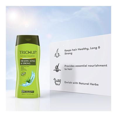 Trichup Natural Shampoo - Healthy, Long & Strong 200 ml - Shampoos