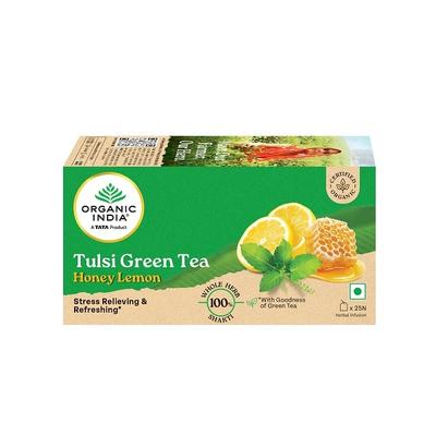 Organic India Tea Bags- Tulsi Honey Lemon 25's - Green/Herbal Teas