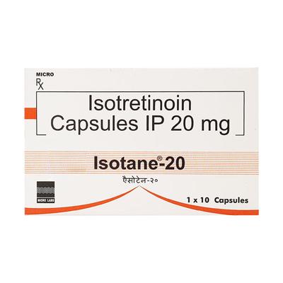 Isotane 20mg Capsule 10'S - Acne-Acn