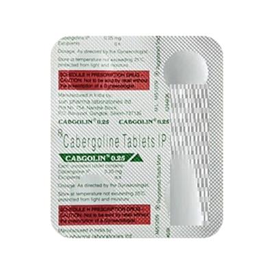 Cabgolin 0.25mg Tablet 4'S - Parkinsonism-Apd