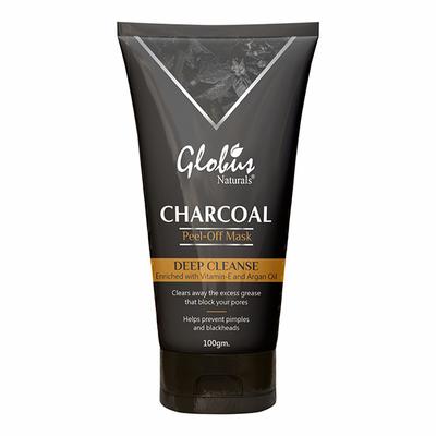 Globus Naturals Charcoal Peel Off Maskl 100 gm - Masks & Peels