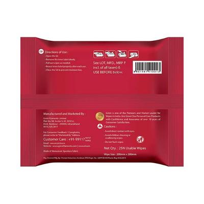 Clea Cleansing & Makeup Remover Wet Wipes (Rose & Milk) (25's Wipes/Pack) 1's - Make Up Removers
