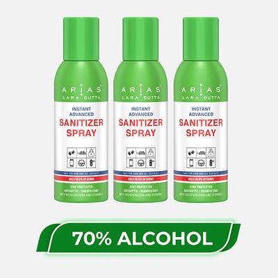 Arias Sanitizer Spray (Pack of 3 X 600 ml) - Hand Sanitizer