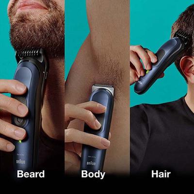 Braun MGK7450 11-in-1 Style Kit for Men from Gillette, All-in-One Tool 9 Attachments, Waterproof 595 gm - Grooming Kits