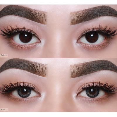 O-Lens Secriss 1Day Coloured Contact Lenses- Natural Grey ( 0.00 ) 1's - Eyecare Lenses