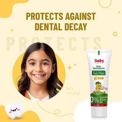 BabyOrgano Baby Toothpaste - Mango Flavor 50 g - Baby Grooming