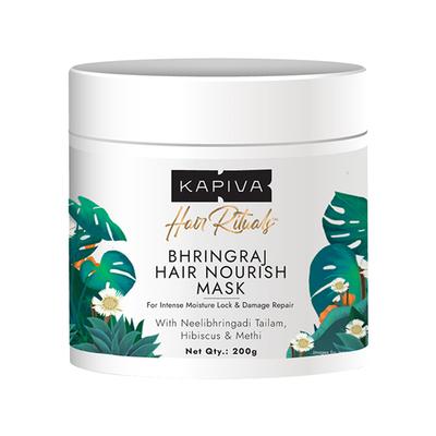 Kapiva Ayurveda Bhringraj Hair Nourish Mask 200 gm - Hair Masks & Packs