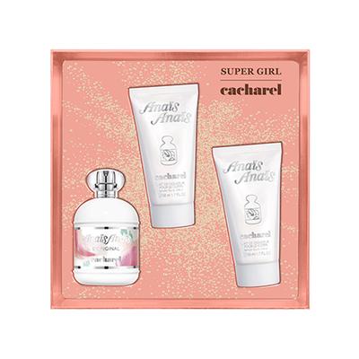 Cacharel Anais Anais Gift Set (Eau De Toilette 100ml+2X Body Lotion 50ml) 1's - Women Perfumes (Edt/Edp)