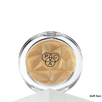 PAC Killer Glow Powder Highlighter Micro Pearls Rose Gold Luminous HD Shine - Soft Sun (8.11 g) - Highlighters & Illuminators