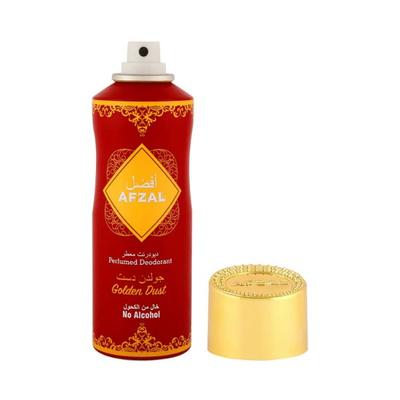 AFZAL PERFUME DEO-CAN-AFZAL-GOLDEN DUST-FG 200 ml - Deodorants/Roll-Ons